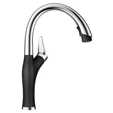 Click here to see Blanco 442023 Blanco 442023 Stainless/Anthracite Artona Pull-Down Faucet, 2.2 GPM
