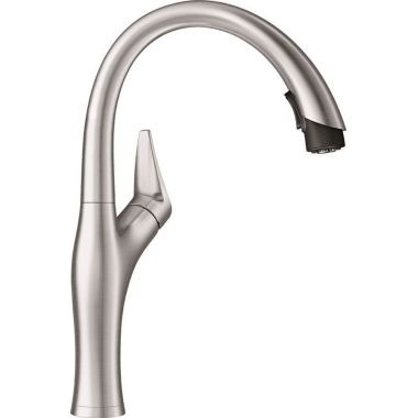 Click here to see Blanco 442037 Blanco Artona Single Handle Pull-Down Kitchen Faucet, 1.5 GPM, Stainless - 442037