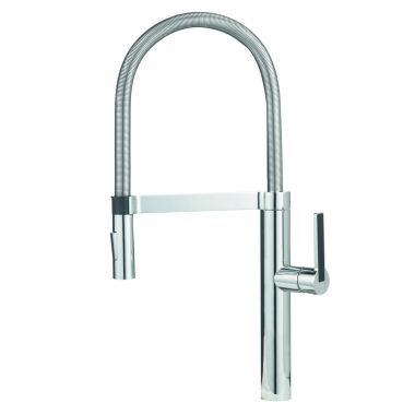 Click here to see Blanco 441331 Blanco Culina Single Handle Semi-Pro Pull-Down Kitchen Faucet, 2.2 GPM, Chrome - 441331