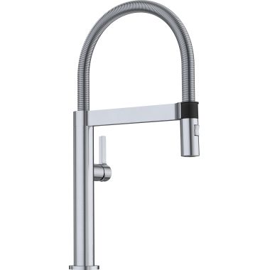 Click here to see Blanco 441623 Blanco Culina Single Handle Mini Pull-Down Kitchen Faucet, 2.2 GPM, Satin Nickel - 441623