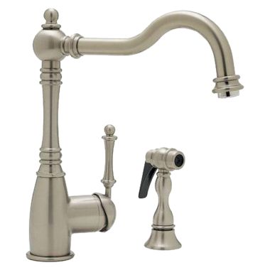 Click here to see Blanco 440685 BLANCO 440685 GRACE ONE HANDLE KITCHEN FAUCET W/ SPRAY SATIN NICKEL