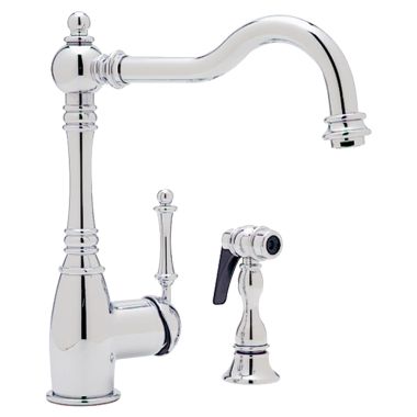 Click here to see Blanco 440686 Blanco 440686 Chrome Grace Single-Handle Faucet with a Side Spray