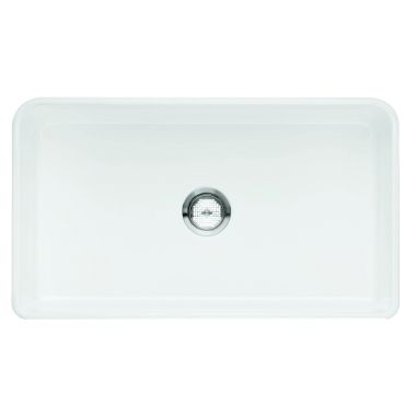 Click here to see Blanco 441694 Blanco 441694 White Cerana Apron-Front Bowl Sink, Fire Clay