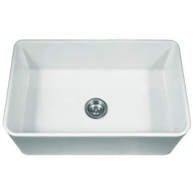 Click here to see Blanco 441695 Blanco 441695 White Cerana Apron-Front Bowl Sink, Fire Clay