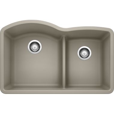Click here to see Blanco 441596 Blanco 441596 Silgranit II Undermount double-bowl sink Kitchen Sink