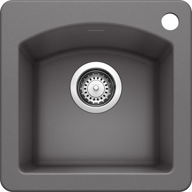 Click here to see Blanco 441477 Blanco 441477 Silgranit Dual Mount Bar Sink - Cinder