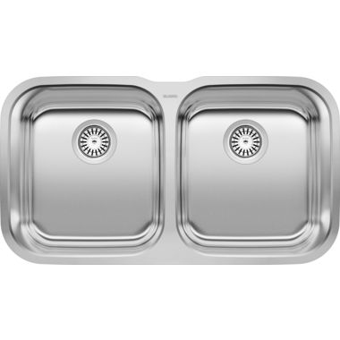 Click here to see Blanco 441020 Blanco 441020 Stellar Undermount double-bowl sink Kitchen Sink