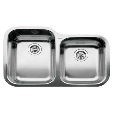Click here to see Blanco 440236 Blanco 440236 Satin Polished Supreme 1-3/4 Double-Bowl Kitchen Sink