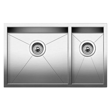 Click here to see Blanco 512749 Blanco 512749 Satin Polished Precision 1-1/2 Double-Bowl Sink