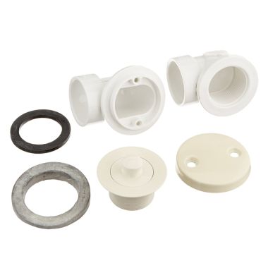 Click here to see Jones Stephens B0711AL Jones Stephens Almond Standard 2-Hole Schedule 40 Lift/Turn Half Kit - B0711AL