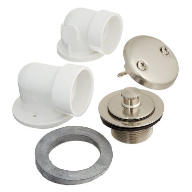 Click here to see Jones Stephens B0715BN Jones Stephens B0715BN 2-Hole Schedule 40 Friction Lift/Turn Half Kit