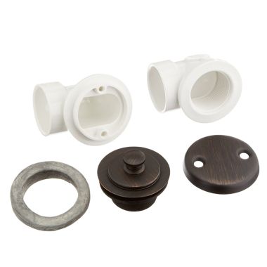 Click here to see Jones Stephens B0715WB Jones Stephens B0715WB Old World Bronze Friction Lift Half Kit - PVC