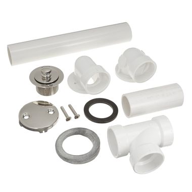 Click here to see Jones Stephens B0716PN Jones Stephens B0716PN 2-Hole Schedule 40 Friction Lift/Turn Full Kit