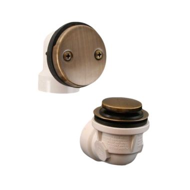 Click here to see Jones Stephens B0717AB Jones Stephens B0717AB Toe Touch 2-Hole Schedule 40 Bath Waste Kit