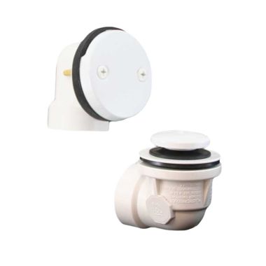 Click here to see Jones Stephens B0717PW Jones Stephens B0717PW Toe Touch 2-Hole Schedule 40 Bath Waste Kit