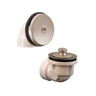 Click here to see Jones Stephens B0752BN Jones Stephens B0752BN Brushed Nickel Friction Lift Half Kit - PVC