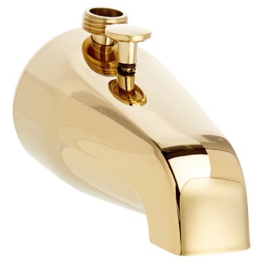 Click here to see Jones Stephens D03010 Jones Stephens D03-010 Tub Spout w/ Pull-Up Diverter, Shower Connection, Polished Brass