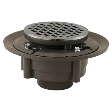 Click here to see Jones Stephens D4912BN Jones Stephens 2 Inch x 3 Inch Brushed Nickel Shower Drain With Strainer - D4912BN