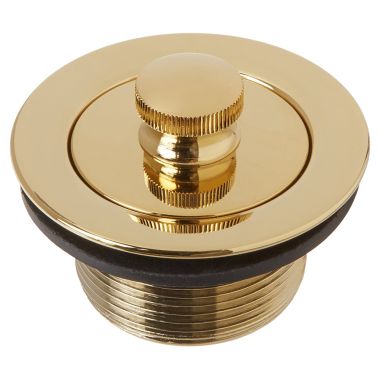 Click here to see Jones Stephens P35072 Jones Stephens P35072 Polished Brass Lift-and-Turn Bath Drain