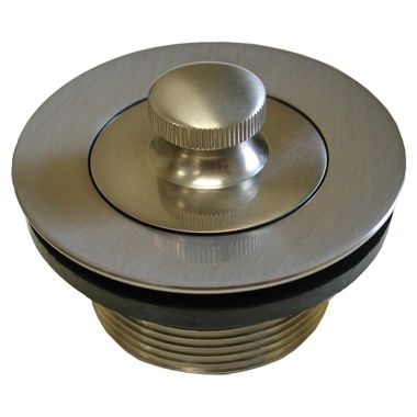 Click here to see Jones Stephens P3560BN Jones Stephens Brushed Nickel Tub Drain, Lift-and-Turn - P3560BN