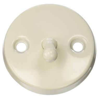 Click here to see Jones Stephens P3566AL Jones Stephens P3566AL Trip Lever Faceplate - 2 Holes,  Almond