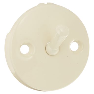 Click here to see Jones Stephens P3566BI Jones Stephens P3566BI Trip Lever Faceplate - 2 Holes,  Biscuit 