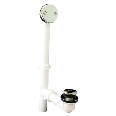 Click here to see Jones Stephens P3752PS Jones Stephens P3752PS Polished Stainless Toe Touch Waste & Overflow Kit Pvc