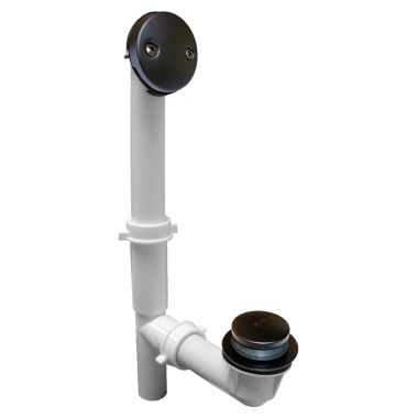 Click here to see Jones Stephens P3752RB Jones Stephens P3752RB Oil Rubbed Bronze Toe Touch Waste & Overflow Kit, PVC