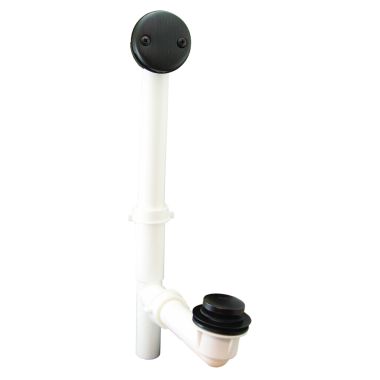 Click here to see Jones Stephens P3752WB Jones Stephens P3752WB Old World Bronze Toe Touch Waste & Overflow Kit Pvc