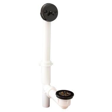 Click here to see Jones Stephens P3761AN Jones Stephens P3761AN Antique Nickel Trip Lever Waste & Overflow Kit Pvc