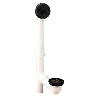 Click here to see Jones Stephens P3761BL Jones Stephens P3761BL Black Trip Lever Waste & Overflow Kit Pvc