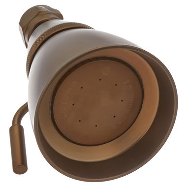 Click here to see Jones Stephens S0101RB Jones Stephens 3in Adjustable Wall Mount Shower Head, Round, Solid Brass, 2.5 GPM, Oil Rubbed Bronze - S0101RB
