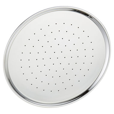 Click here to see Jones Stephens S01087 Jones Stephens 5in Classic Wall Mount Round Shower Head, 1/2in Swivel Connection, 2.5 GPM, 80 PSI, Chrome Plated - S01087