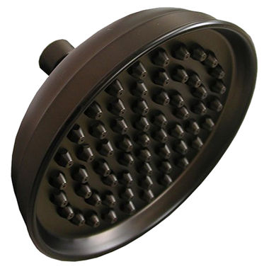 Click here to see Jones Stephens S0186RB Jones Stephens 10in Round Shower Head with Metal Tips, 1/2in Swivel Connection, 2.5 GPM, 80 PSI, Oil-Rubbed Bronze - S0186RB