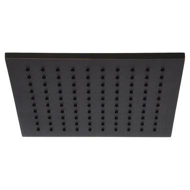 Click here to see Jones Stephens S0194WB Jones Stephens Contemporary 8in Square Rain Shower Head with Rubber Tips, 2.5 GPM, Brass, Old World Bronze - S0194WB