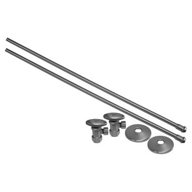 Click here to see Jones Stephens S1034BN Jones Stephens S1034BN Brushed Nickel Lavatory Supply and Stop Kit