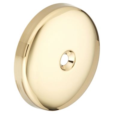 Click here to see Jones Stephens T08112 Jones Stephens 1-Hole Face Plate with Screw, Polished Brass - T08112