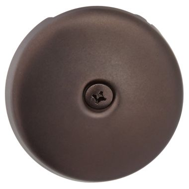 Click here to see Jones Stephens T0812RB Jones Stephens 1-Hole Face Plate with Screw, Oil Rubbed Bronze - T0812RB