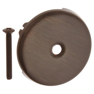 Click here to see Jones Stephens T0812WB Jones Stephens 1-Hole Face Plate with Screw, Old World Bronze - T0812WB