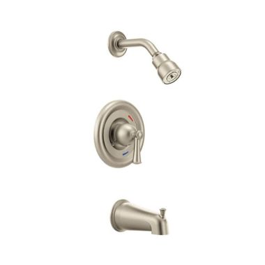 Click here to see Cleveland Faucet T41311CBNGR CFG Capstone Pressure Balance Tub/Shower Faucet with Slip Fit Tub Spout, 1.75 GPM, Single Lever Handle, Water-Saving, Brushed Nickel - T41311CBNGR