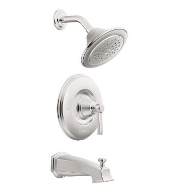 Click here to see Moen TS2213 Moen Rothbury Tub and  Shower Valve Trim, Posi-Temp Single Function - Chrome (TS2213)