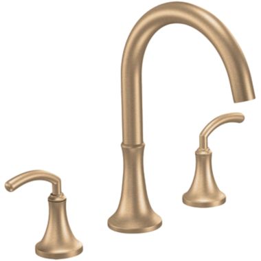 Click here to see Moen TS963BB Moen TS963BB Two Handle High Arc Roman Tub Faucet