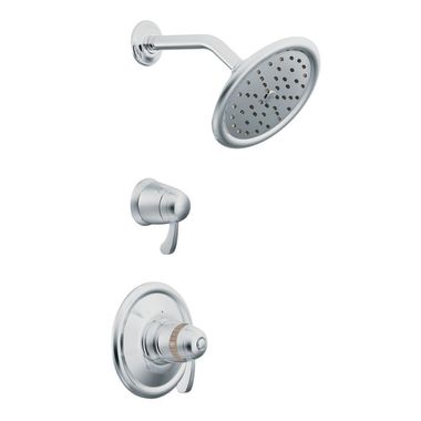 Click here to see Moen TS3400 Moen ExactTemp Two-Handle Thermostatic Shower Faucet with 7