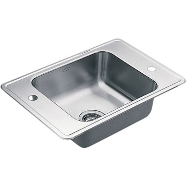 Click here to see Moen 22132 Moen Commercial 22132 Stainless Steel Single Bowl Sink