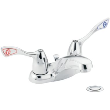 Click here to see Moen 8820 Moen M-Bition Chrome Two Handle Lavatory Faucet, 1/2 in IPS, 1.2 GPM - 8820 