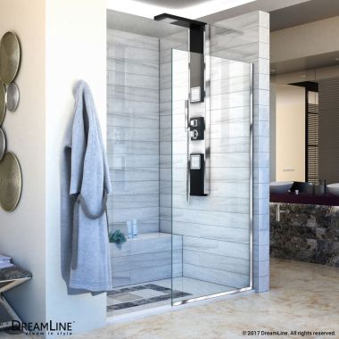 Click here to see DreamLine SHDR-3230721-01 DreamLine Linea Single Panel Frameless Shower Screen 30
