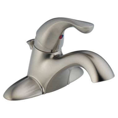 Click here to see Delta 520-SSPPU-DST Delta Classic Low-Arc Stainless Lavatory Faucet for 4