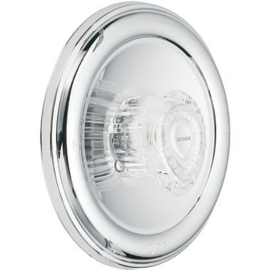 Click here to see Moen T181 Chateau Posi-Temp Single-Handle Valve Trim, Clear Knob Handle, Polished Chrome- T181