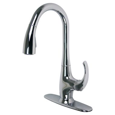 Click here to see Ultra Faucets UF13900 Ultra Faucets Vantage Single Handle Pull-Down Bar/Prep Faucet, Chrome - UF13900