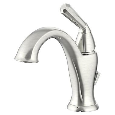 Click here to see Ultra Faucets UF35213 Ultra Faucets Z Collection One-Handle Bathroom Faucet with Maching Pop-Up Assembly, 1.2GPM, Neoperl Aerator, Lever Handle, Brushed Nickel - UF35213